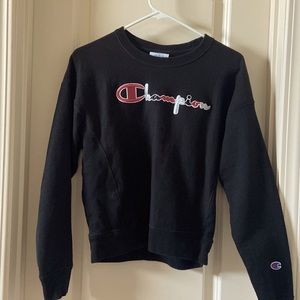 Black XS champion sweatshirt GREAT CONDITION